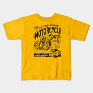 Motorcycle racing Kids T-Shirt